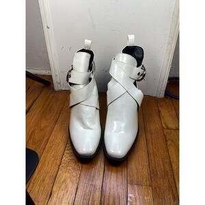 Wide E Fitting Women's White Strapp Platform Heels, Female Fashion Footwear,